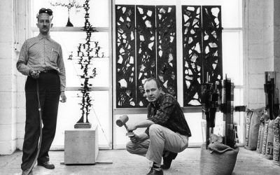 Denver Sculpters Earl Fraser and Wilbert Verhels