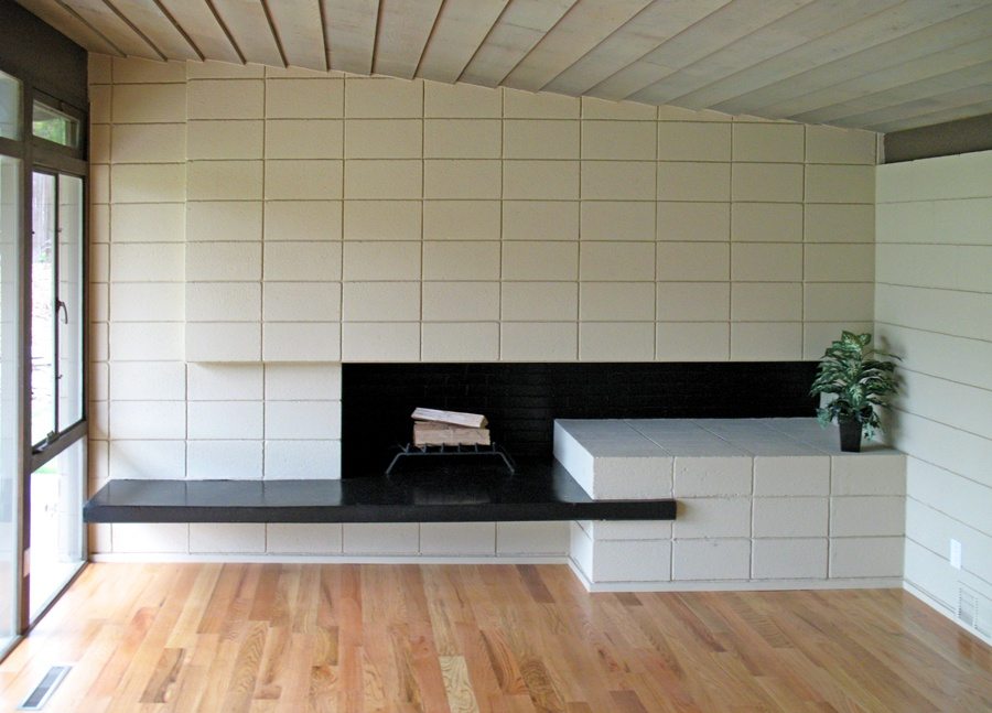 Modernist Fireplace